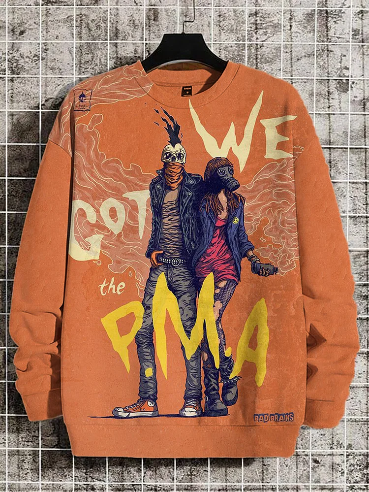 Men's We Got The Punk Art Print Casual Sweatshirt