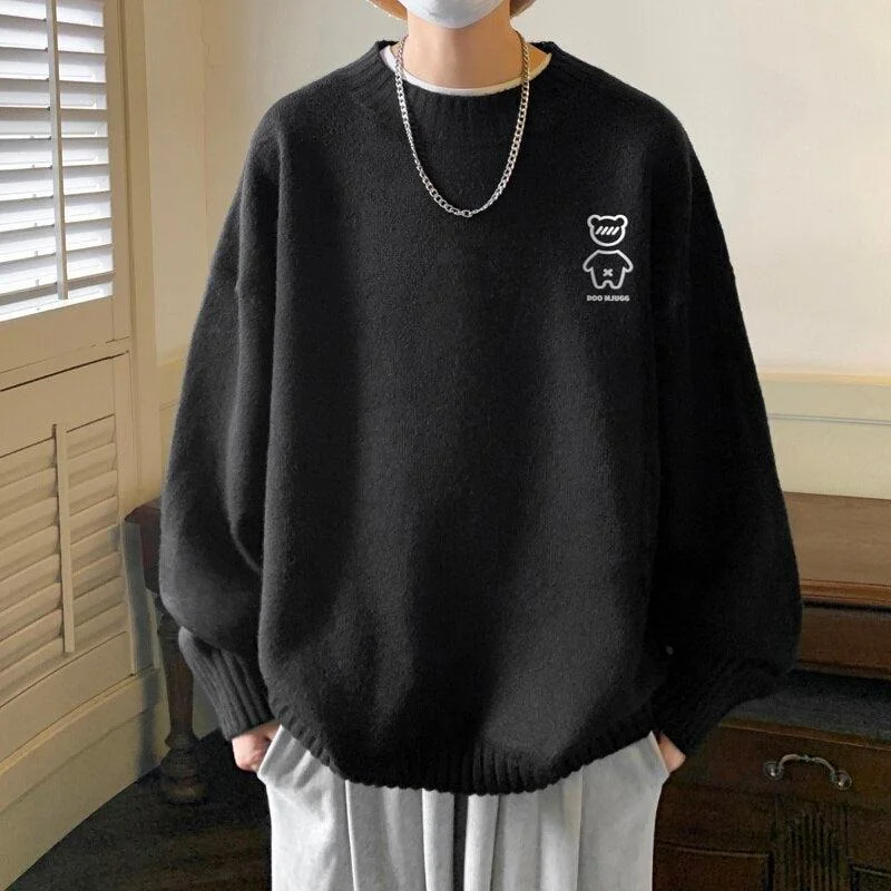 Brownm Boy Bear Sweater