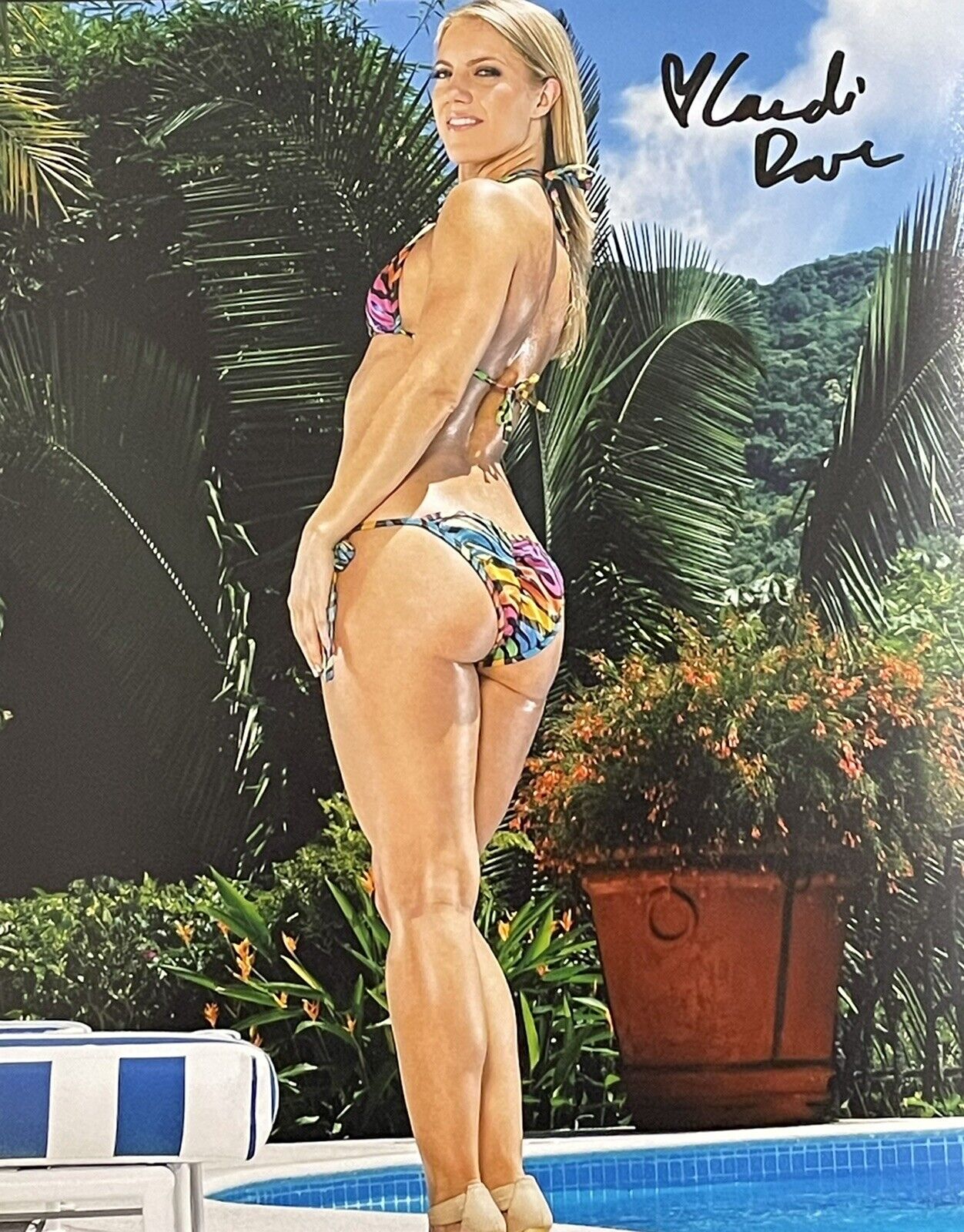 Candice Dare Signed Autographed Film Star Model 8x10 Photo Poster painting Beautiful Coa