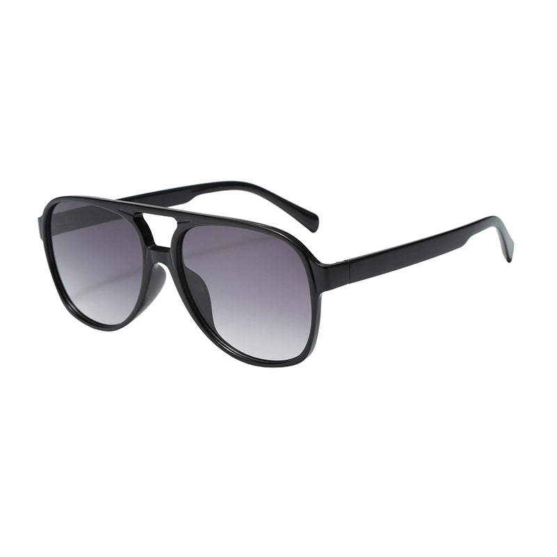 Casual Retro Streetwear Solid Color Pc Toad Glasses Full Frame Women’s Sunglasses