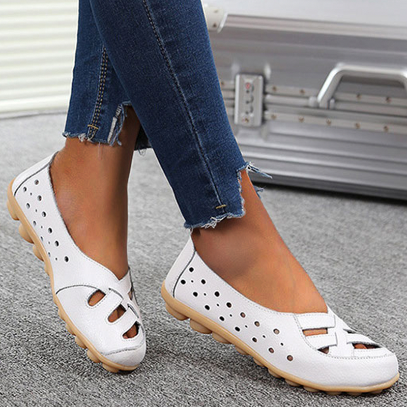 Comelyy Summer Flat-bottomed Sandals Hollow Shoes Women's Shoes mumuwear