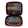 13 Pairs Circular Knitting Needles Interchangeable Knitting Needles Set