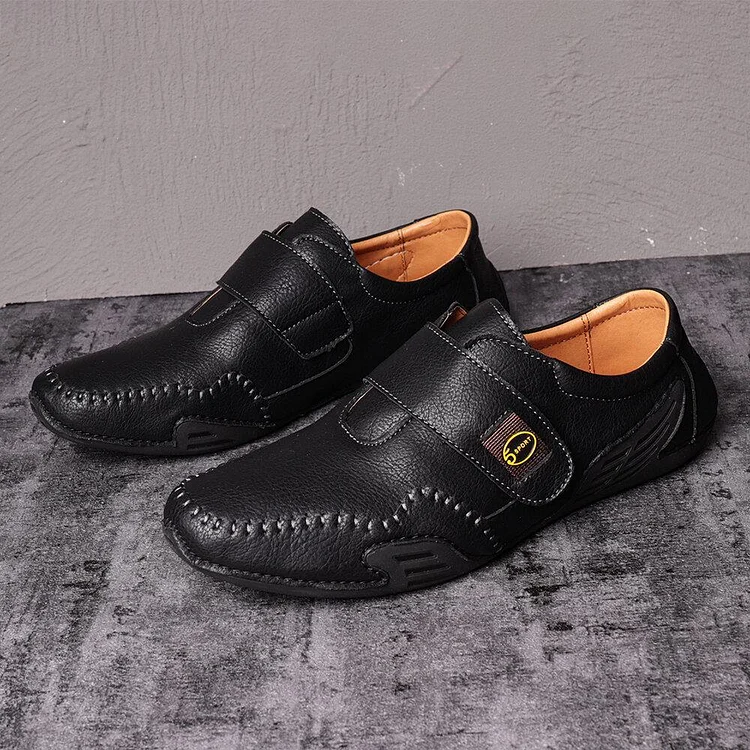 Men's Handmade Leather Soft Casual Shoes shopify Stunahome.com