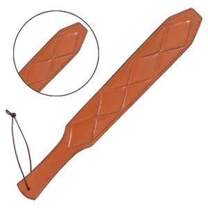 Pornhint Leather BDSM Spanking Paddle -Real Cowhide Leather Paddle- Fetish Hand Made Slapper