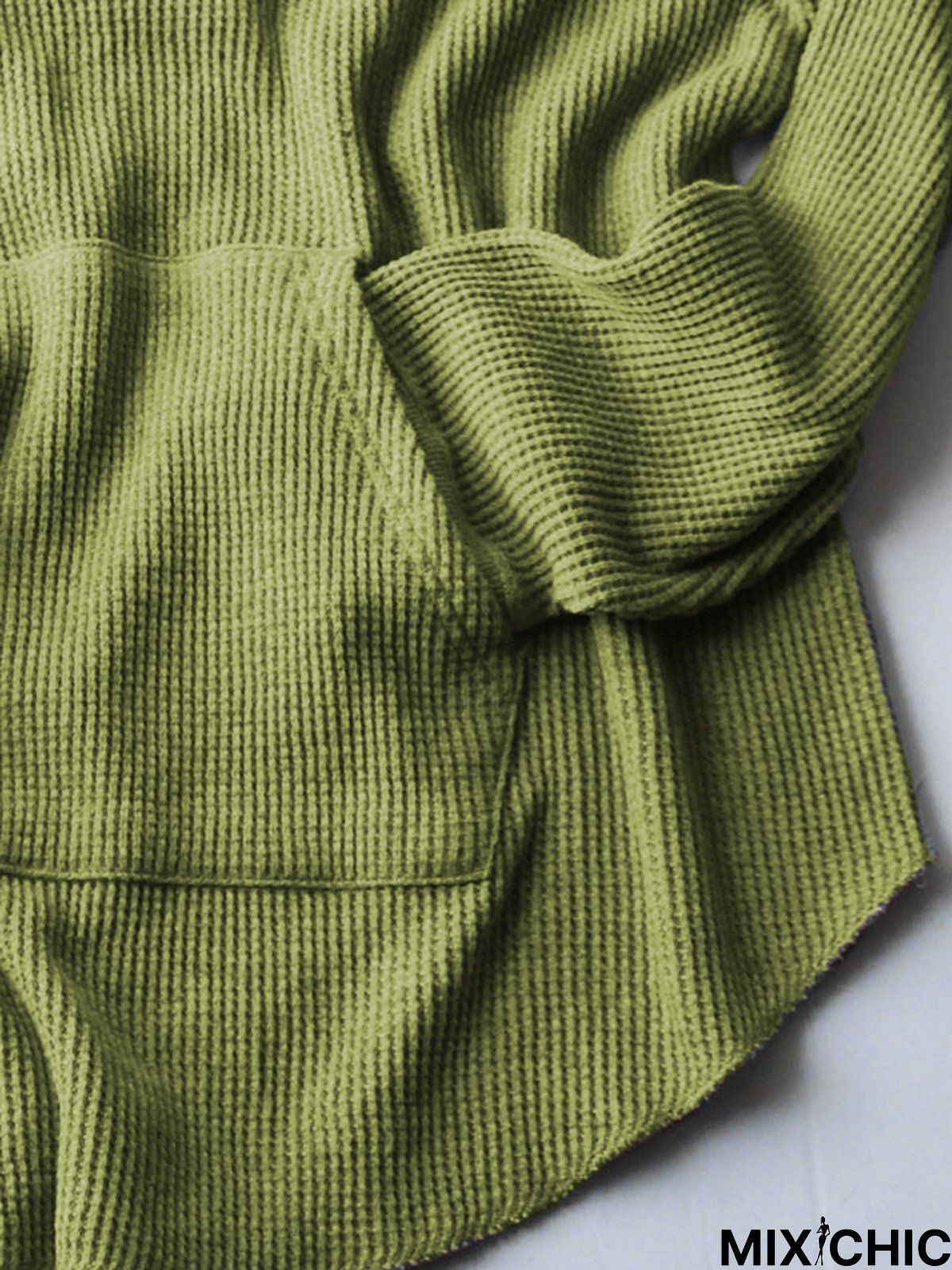 Long Sleeve Plain Sweatshirt