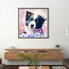 Border Collie Dog-11CT Stamped Cross Stitch 40*40cm