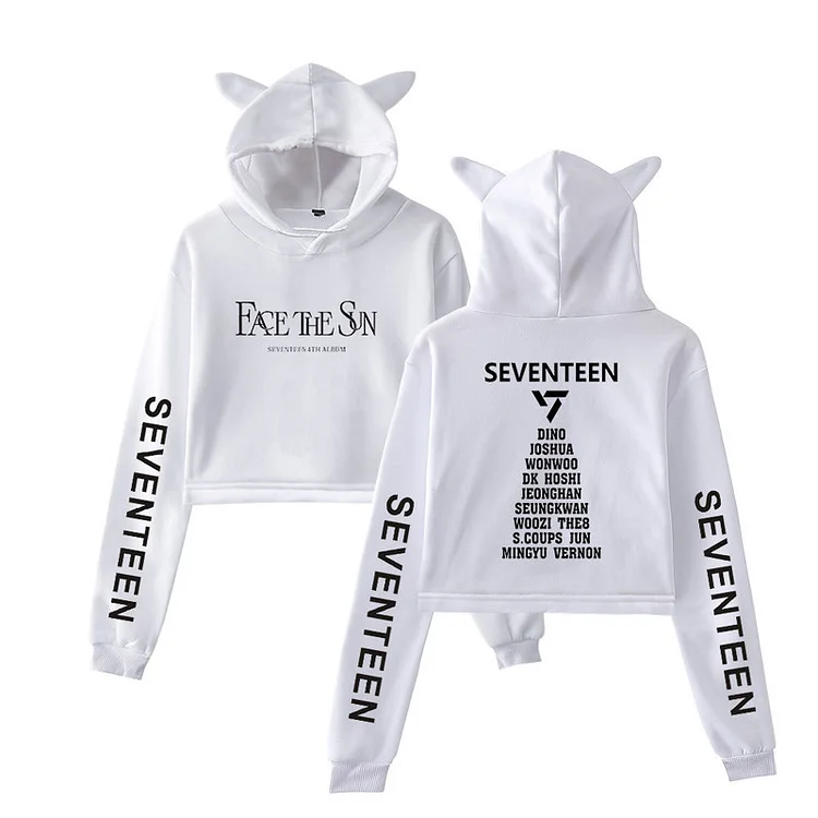 SEVENTEEN Face The Sun Cat Ear Hoodie