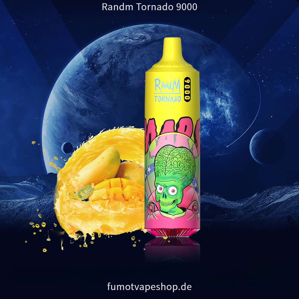 Randm Tornado 9000 Dreifache Mango  fumotvapeshop