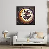 Cute Witch And Moon-11CT Stamped Cross Stitch 45*45cm/17.72*17.72in tapestrymarket