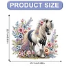 Horse 2D Flat DIY Diamond Art Pendant Special Shape DIY Home Decor Hanging Charm