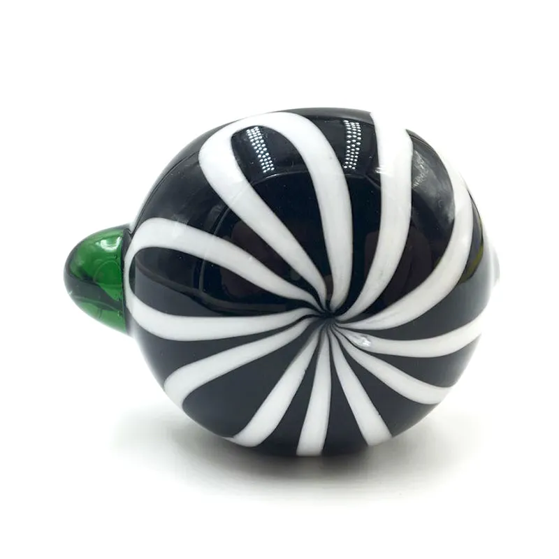 Write Flower Decorative Pattern Bowl Spoon Glass Pipe W Shape Black Marbles