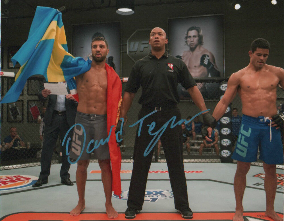 UFC David Teymur Signed Autographed 8x10 Photo Poster painting COA