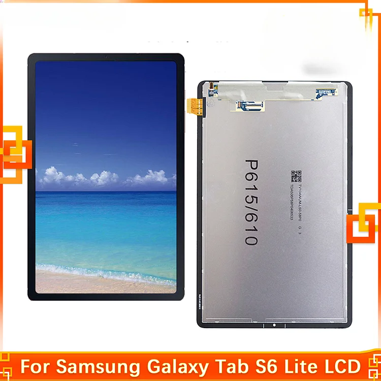 LCD 10.4'' For Samsung Galaxy Tab S6 Lite P610 P615 SM-P610 SM-P615 LCD Touch Screen Panel Digitize Assembly 100% Tested