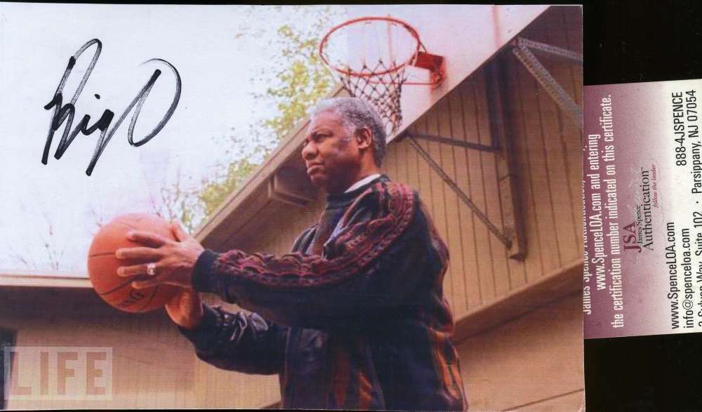 Oscar Robertson Jsa Coa Hand Signed 4x6 Photo Poster painting Authentic Autograph