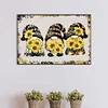 Diamond Painting -5D Full Round Drill Sunflower Goblin