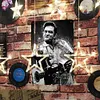 Johnny Cash - Panneaux en &eacute;tain m&eacute;tallique(20*30cm/30*40cm) - Musique