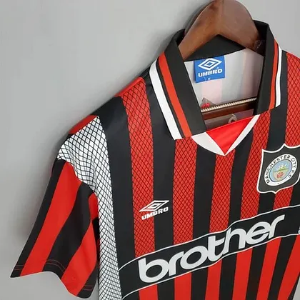 Maillot Manchester City Domicile Rétro 1971-1975 - Taille XXL - Score Draw - Condition Très Bonne - Micromarques