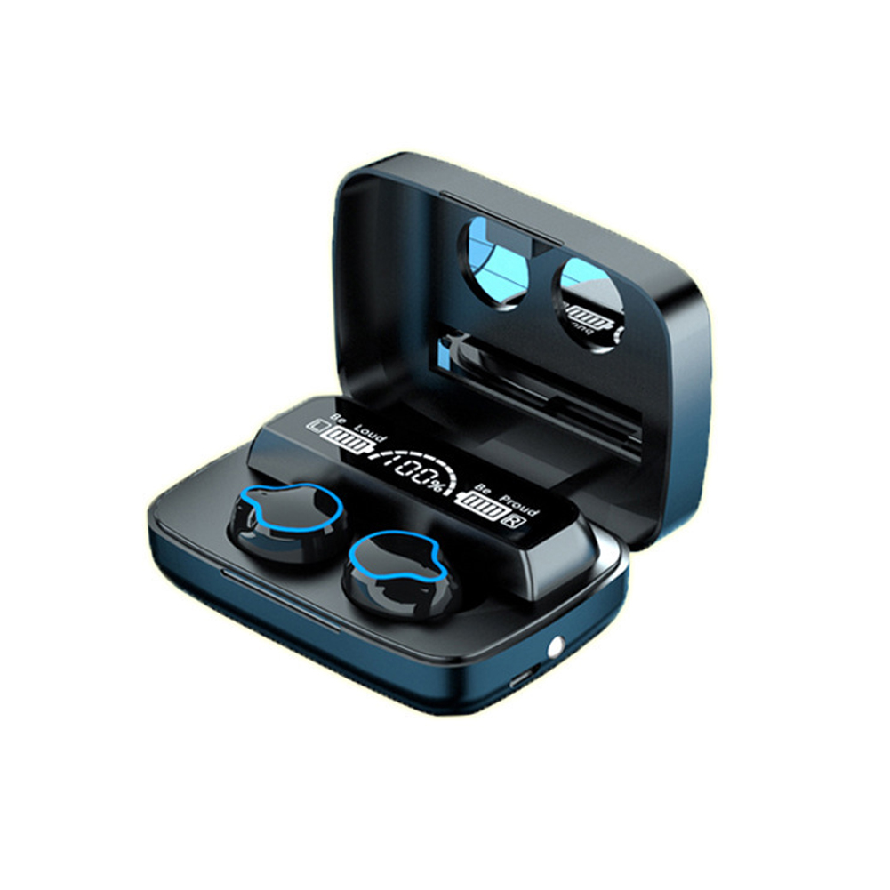 

True Wireless Earbuds M9 Bluetooth 5.1 TWS Earphones with Mic Charging Case, 501 Original