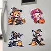 8Pcs Acrylic Halloween Animals Diamond Painting Fridge Magnet