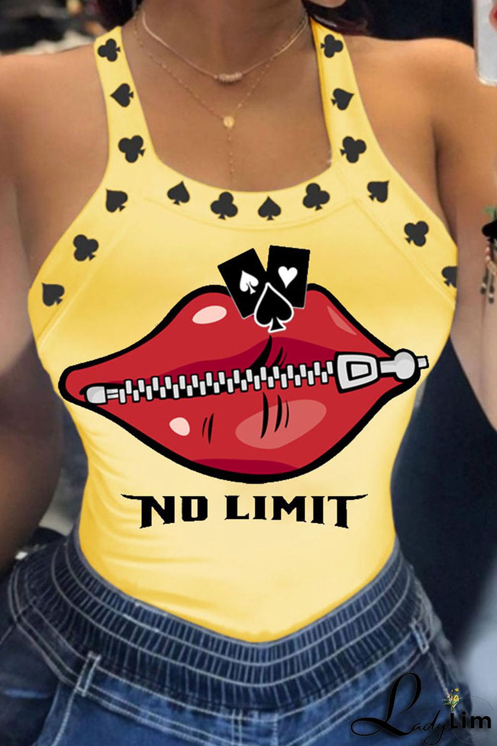 Deep Red Casual Street Print Patchwork U Neck Tops