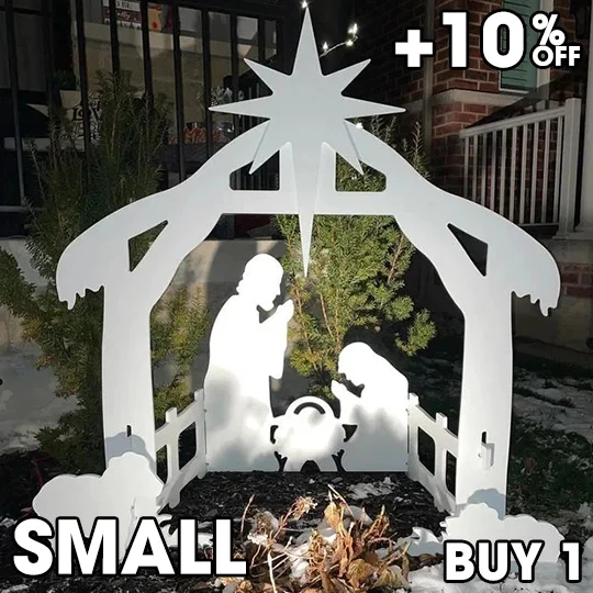 (🎁2023-Christmas Hot Sale🎁)🔥 49% OFF 🔥Jesus Nativity Scene Sign