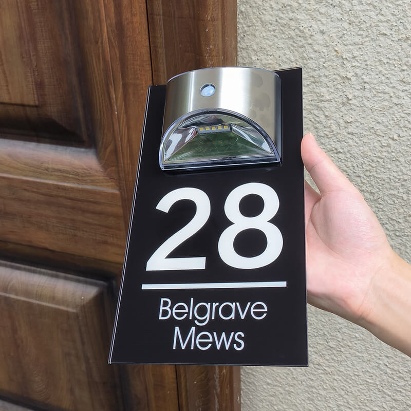 Custom Solar Door Signs