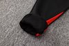 Joyfball 2024/2025 Liverpool Half-Pull Training Suit Black Hoodies