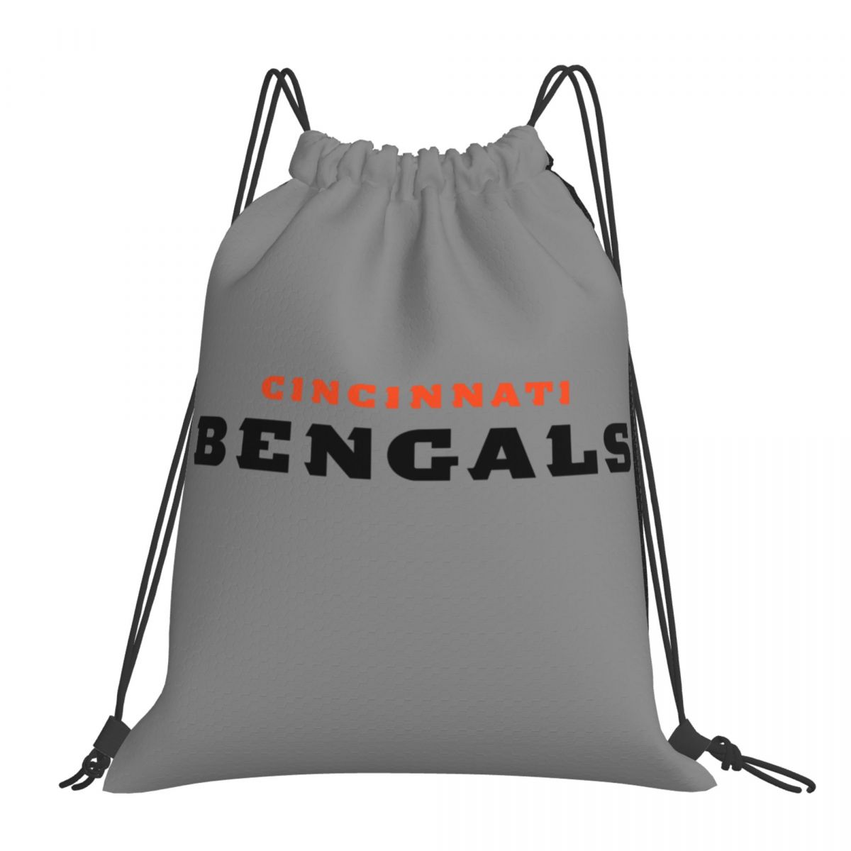 Cincinnati Bengals Wordmark Drawstring Bags for School Gym