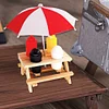 Wooden Outdoor Barbecue Grill, Barbecue Seasoning Rack, Barbecue Chair, BBQ Seasoning Rack Set