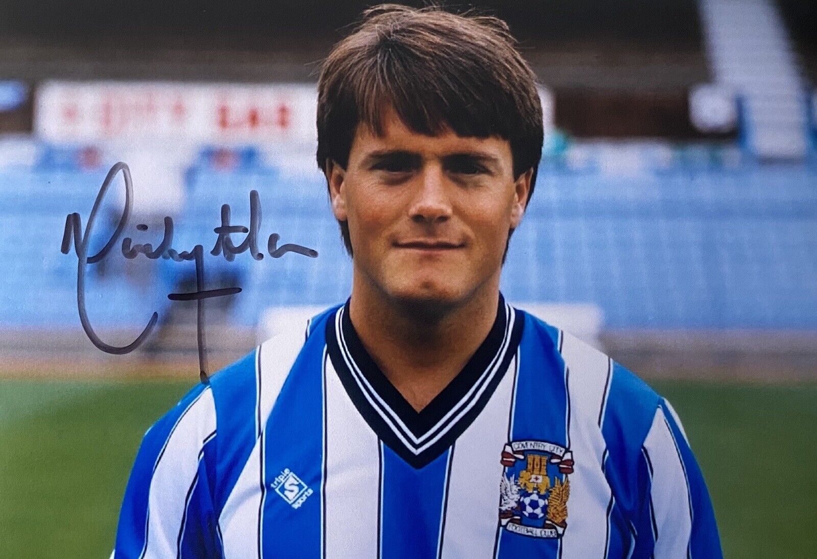 Micky Adams Genuine Hand Coventry City 6X4 Photo Poster painting