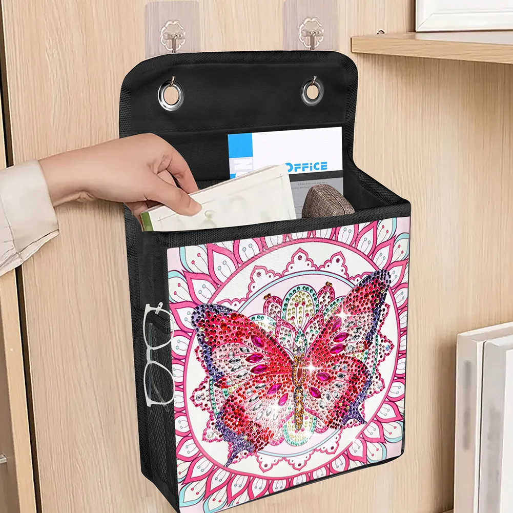 DIY Butterfly Diamond Painting Storage Bag Diamond Art Sundries Holder Bag