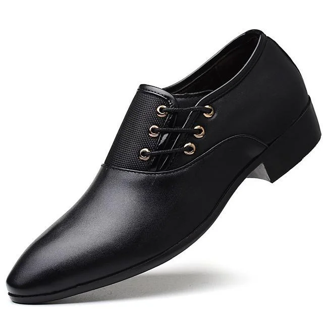 Men's Formal Shoes Spring Daily Office & Career Oxfords PU Black / Yellow / Brown / EU42