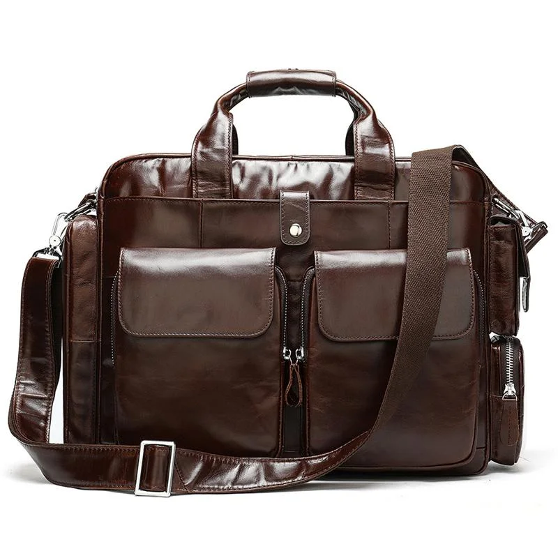 Men's Business Large-Capacity Business Trip Briefcase Durable Handbag Crossbody Bag