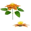 8Pcs 3D Orange Artificial Flowers DIY Desktop Diamond Art Kit
