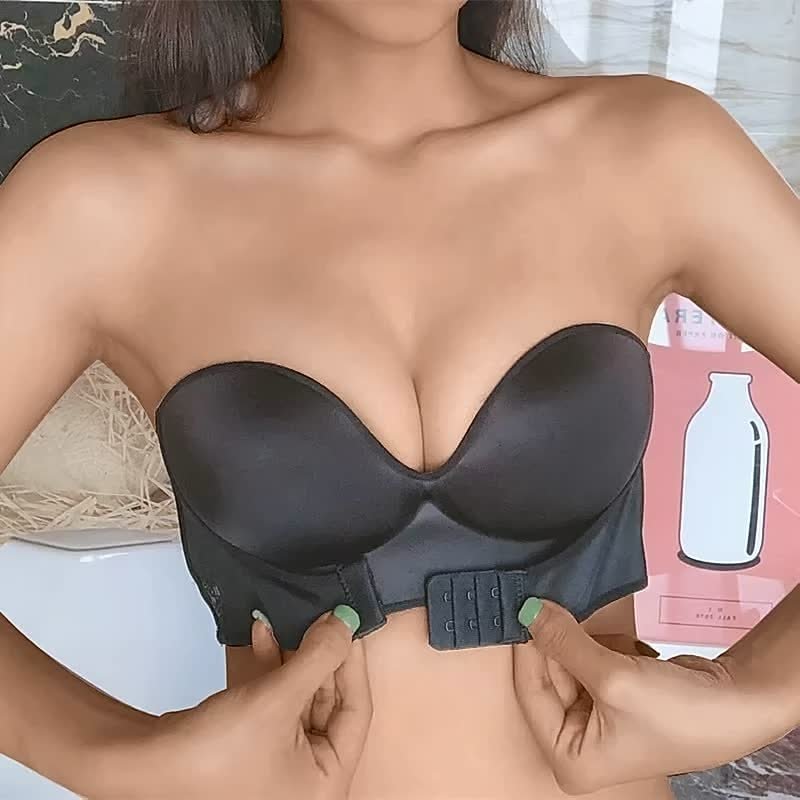 🔥Summer hot sale 50% OFF🔥Sexy Invisible strapless Bra Push-Up Anti-slip Bra no steel ring tube top-Buy 2 Free Shipping