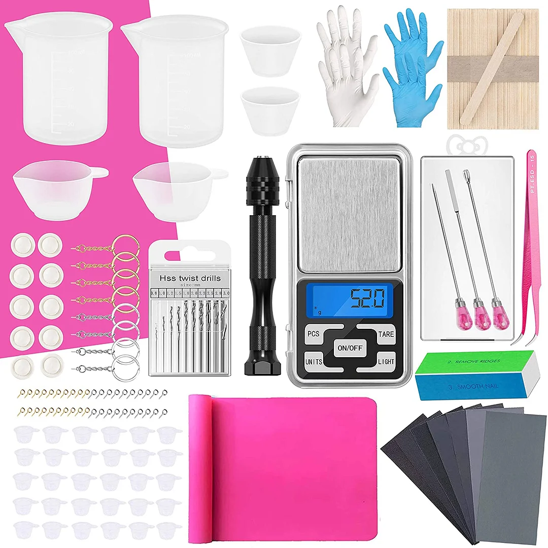 190Pcs Resin Mixing Tools Beginner Kit