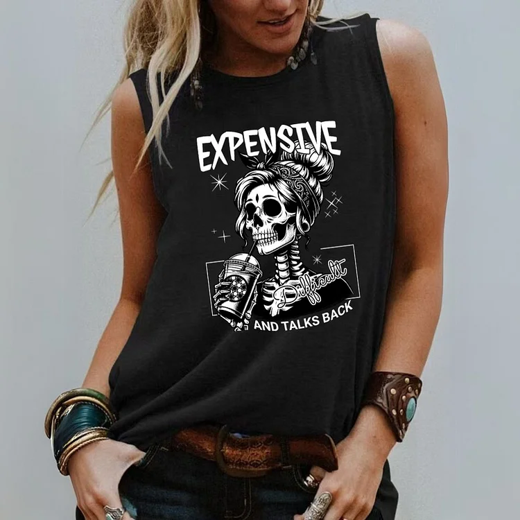 Expensive Gen X Women's Sleeveless T-Shirt, Tank Top