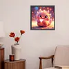 >SALE<5D DIY Full Round Drill Diamond Painting Love Pink Dragon Kit Home Decor 30x30cm
