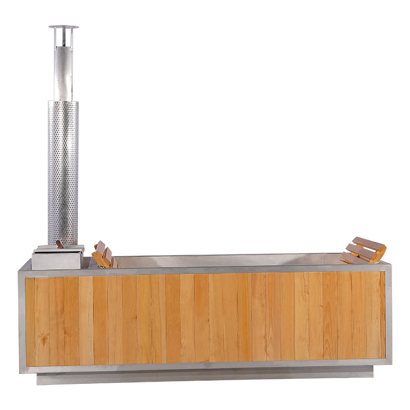 Outdoor Red Cedar Wooden Hot Tub