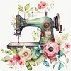 uk.everydayedeals (Limited Stock)11CT Full Stamped&nbsp;Cross Stitch - Sewing Machine (50*50CM)