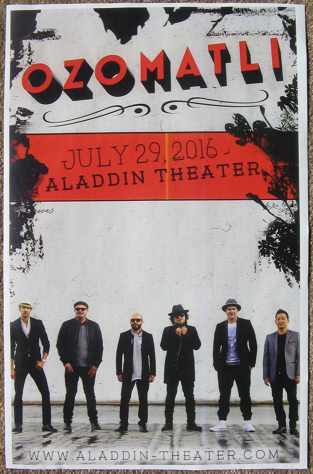 OZOMATLI 2016 Gig POSTER Portland Oregon Concert