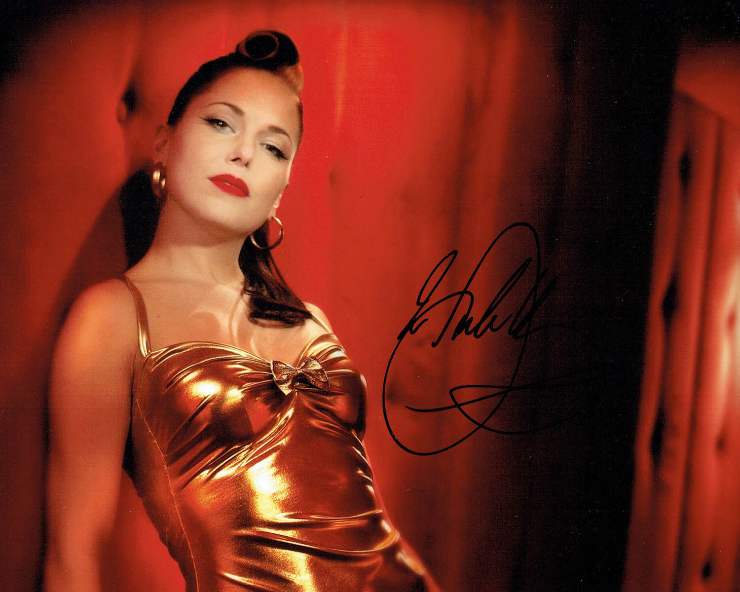 Imelda MAY Signed Autograph SEXY 10x8 Photo Poster painting 1 AFTAL COA Irish Singer