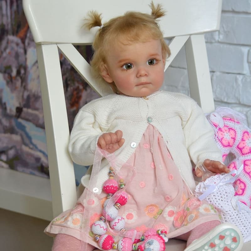 [Toys for Kids Special Offer] [Realistic Handmade Gifts]17"&22" Sylvia Truly Touch Reborn Baby Girl Toddler