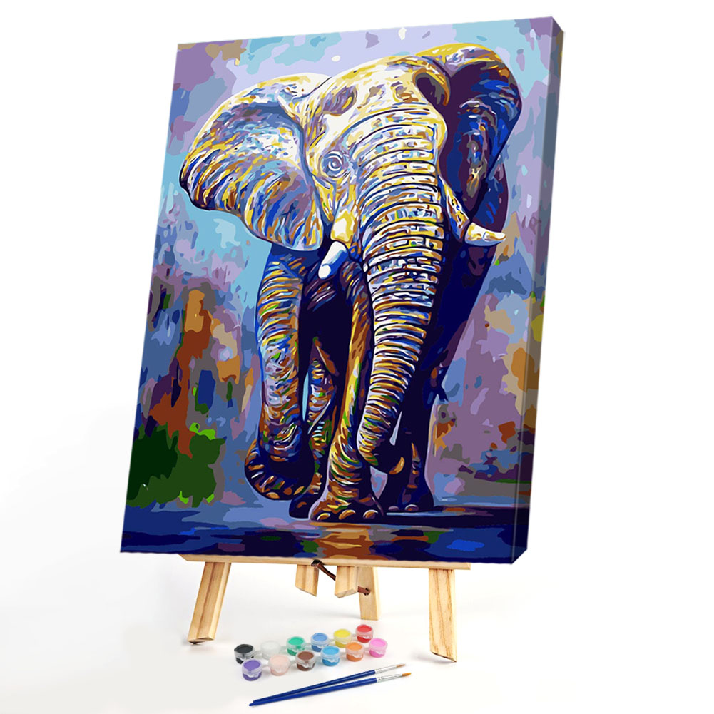 

40*50CM - Paint By Numbers - Elephant, 501 Original