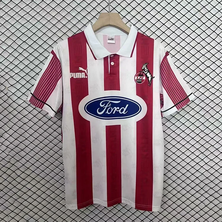 FC K&ouml;ln 1995/1996 Retro Home Shirt