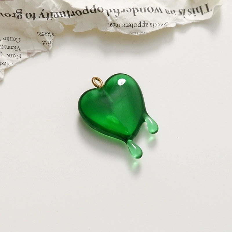 Minimalist Heart Shape Resin Polishing Charms