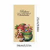 (US Only)10pcs DIY Diamond Art Greeting Cards Congratulations Cards & Gifts (Christmas)