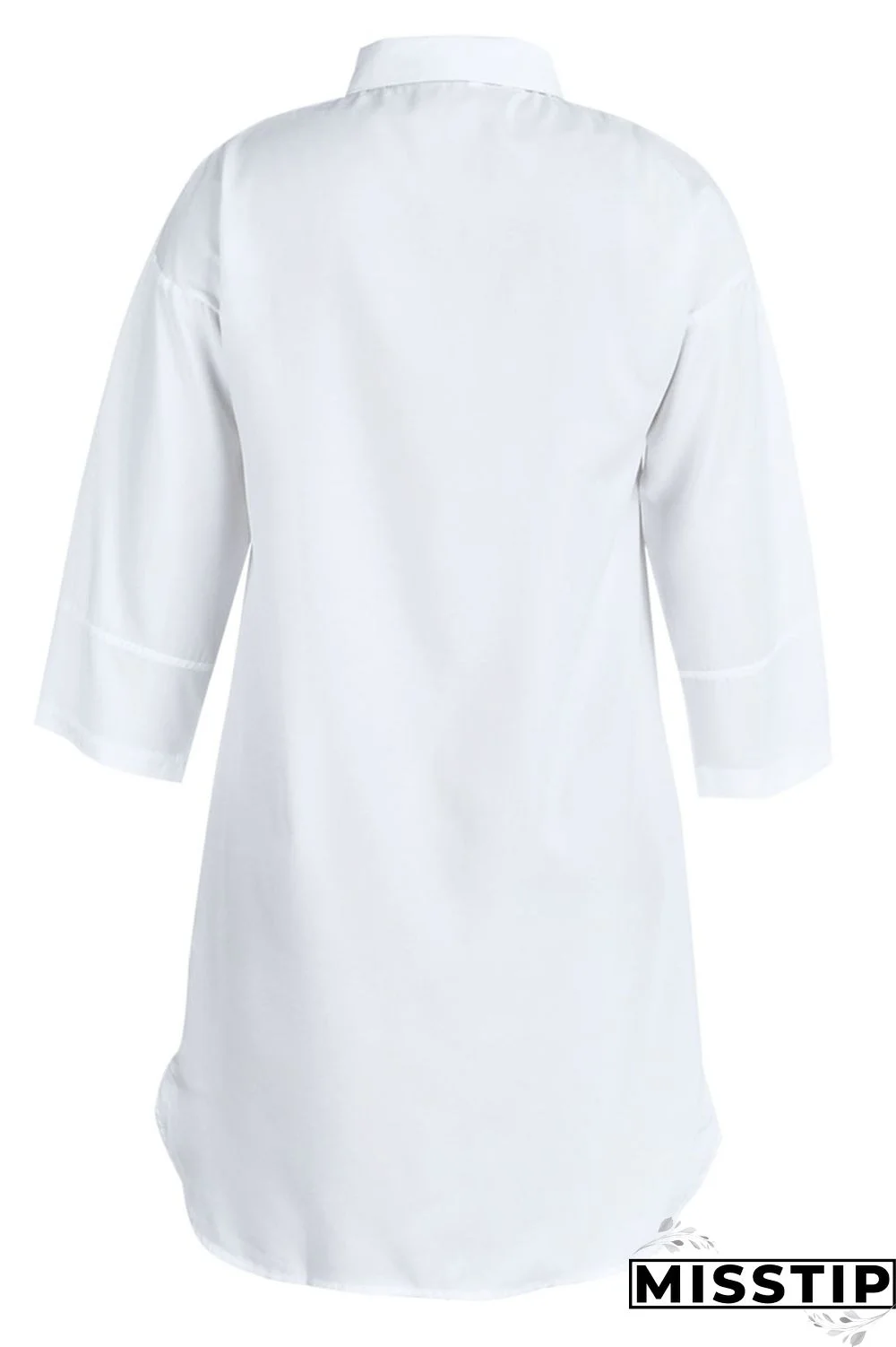 Green Casual Solid Patchwork Buckle Turndown Collar Shirt Dress Dresses