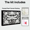 DIY Pearl Painting Dragonfly for Home Wall Decor with Frame(20x30cm)