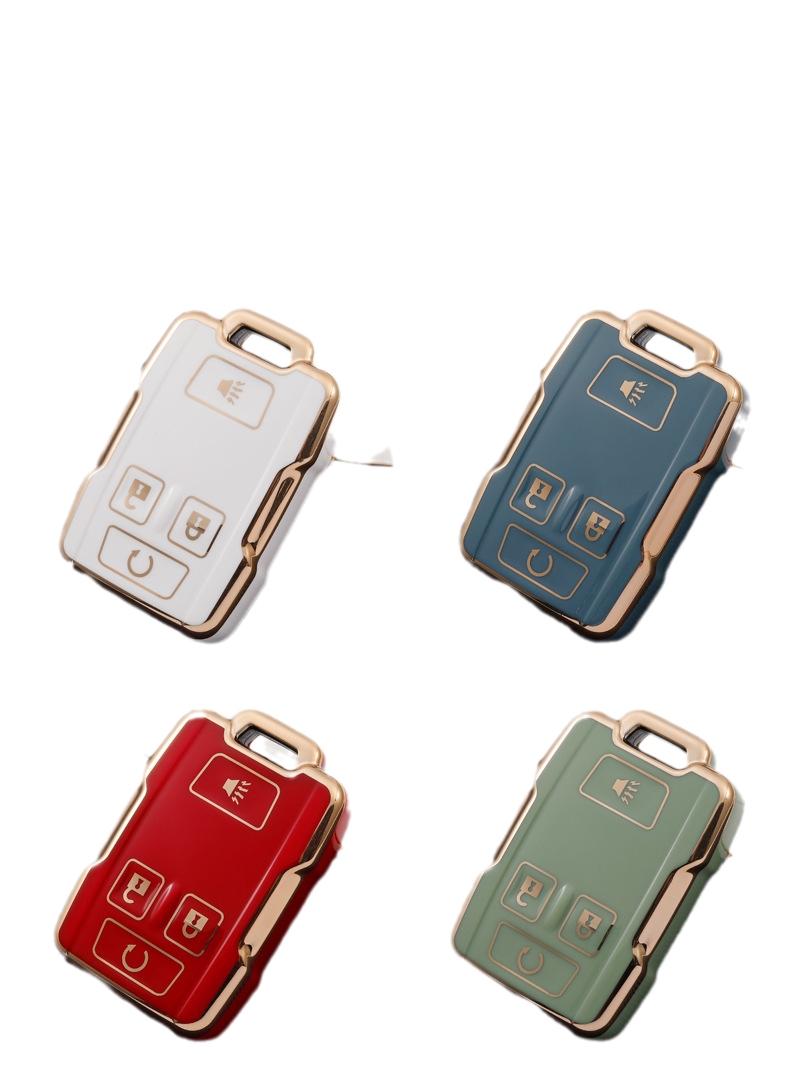 TPU 4 Button Key Case Cover For Chevrolet caesarcar dxncar